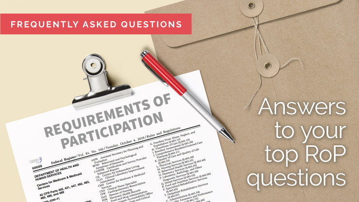 Frequently Asked Questions about Requirements of Participation