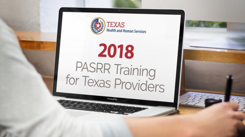 Texas HHS PASRR training webinars for 2018